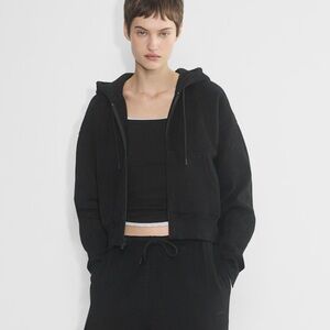 Cozy Sweatfleece Boyfriend Boxy Fit Hoodie Jacket